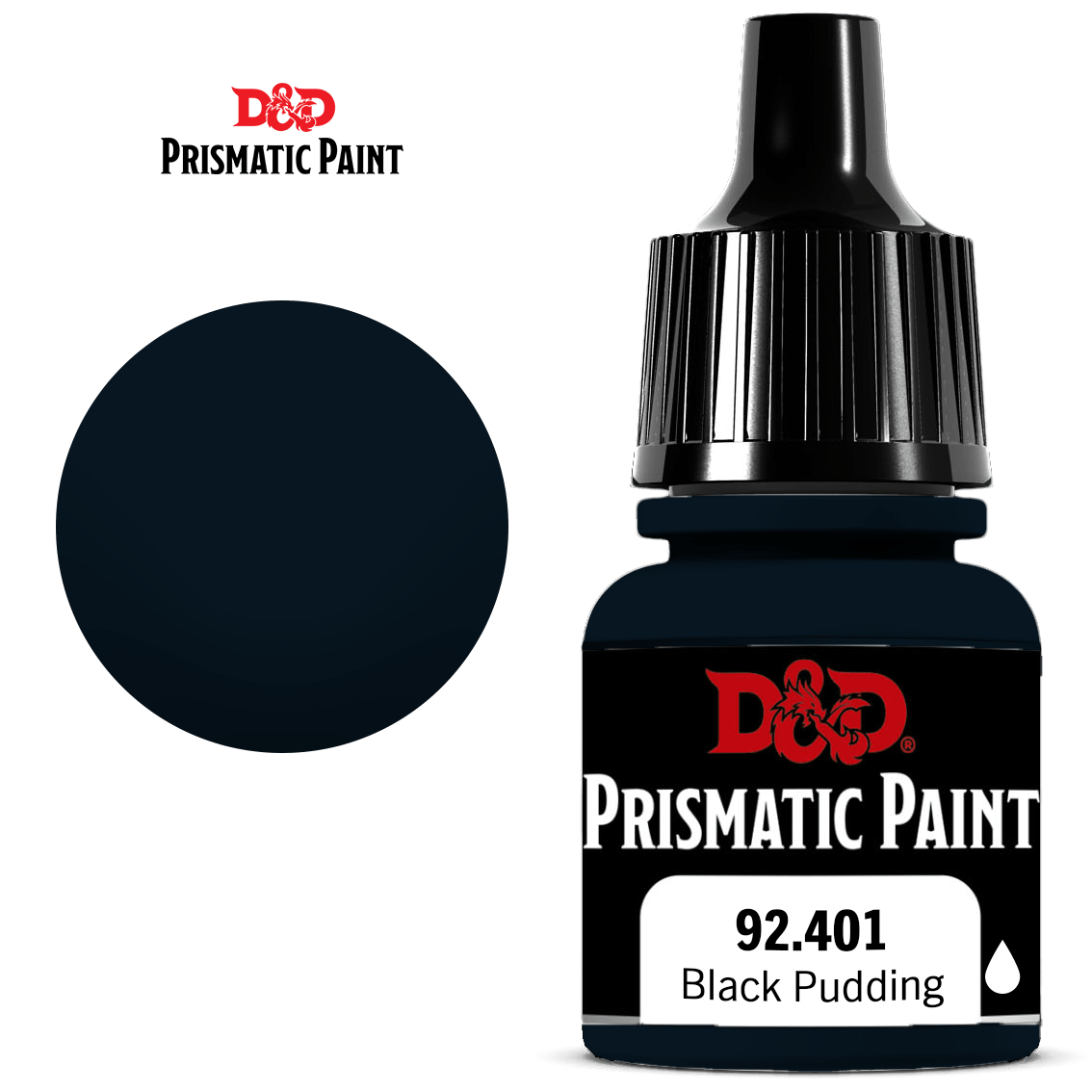 Wizkids Wizkids: Vallejo D&D Prismatic Paint 8ml - Black Pudding