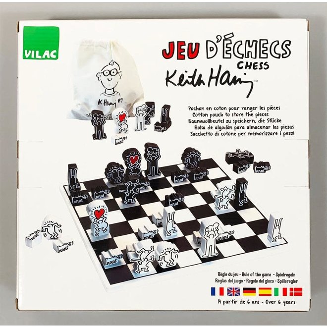 VILAC Chess Game - Keith Haring