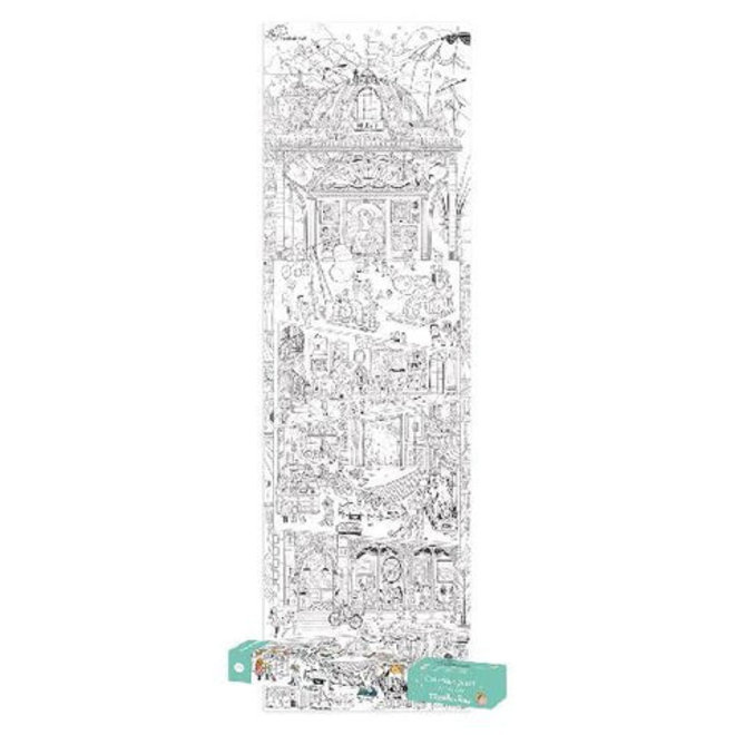 Moulin Roty: Parisiennes Giant Colouring Poster