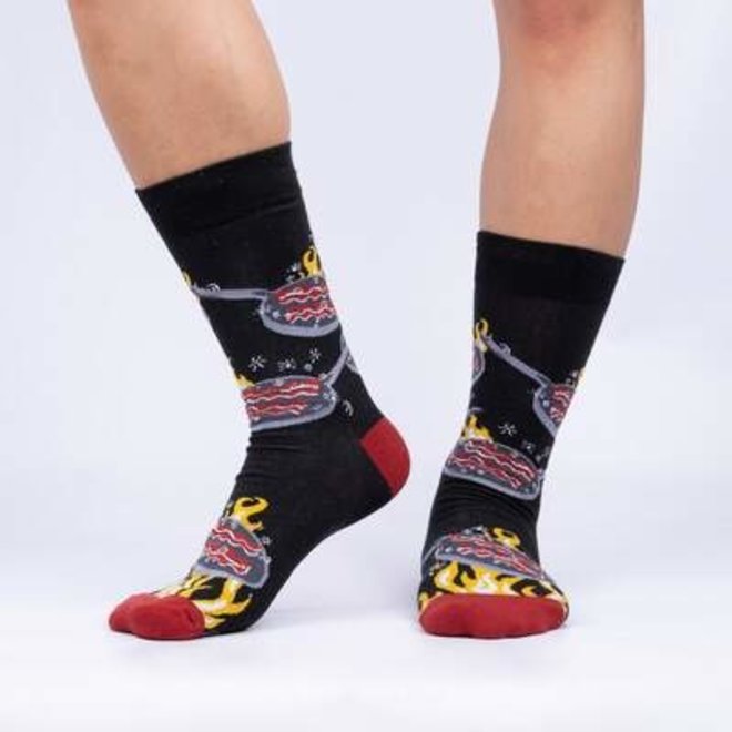 SOCK IT TO ME: MENS CREW SOCKS - You're Bacon Me Hungry
