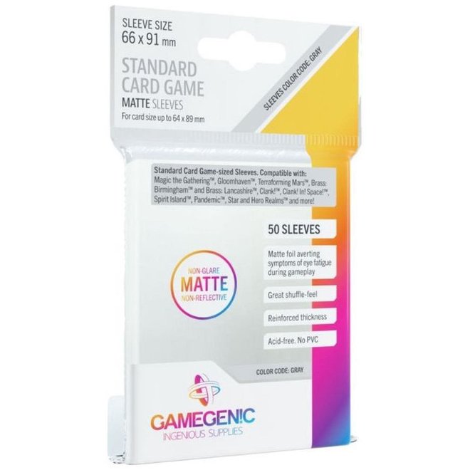 Gamegen!C Matte Standard Card Game Sleeves (50)