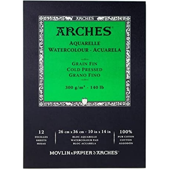 Archesâ¬Ã† Watercolour Cold Pressed 11.69" X 16.53" - 140Lb / 300Gsm