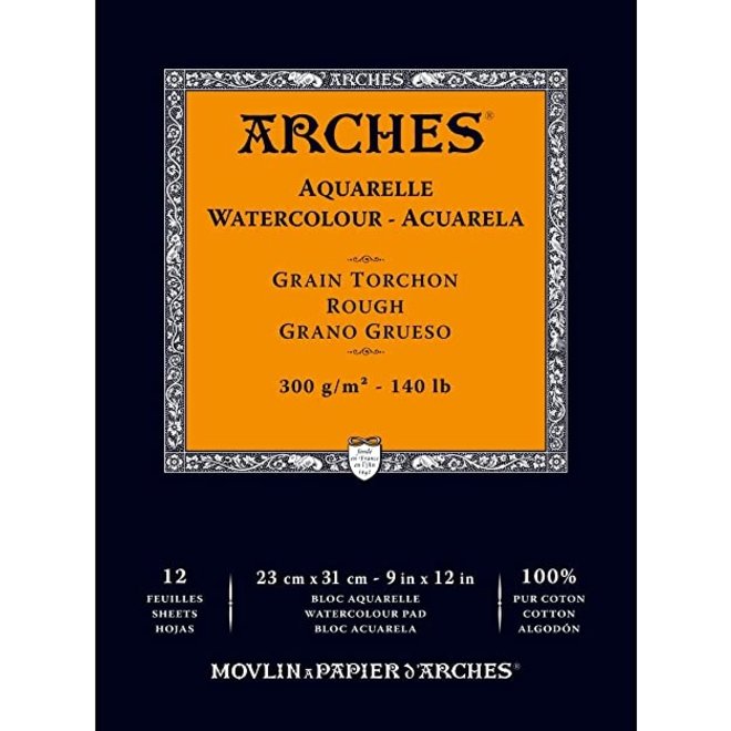 ARCHES® Watercolour Rough Pad 11.69" x 16.53" - 140lb / 300gsm
