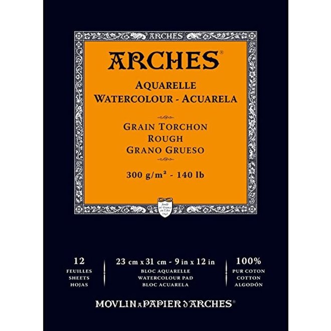 Archesâ® Watercolour Rough Pad 11.69" X 16.53" - 140Lb / 300Gsm