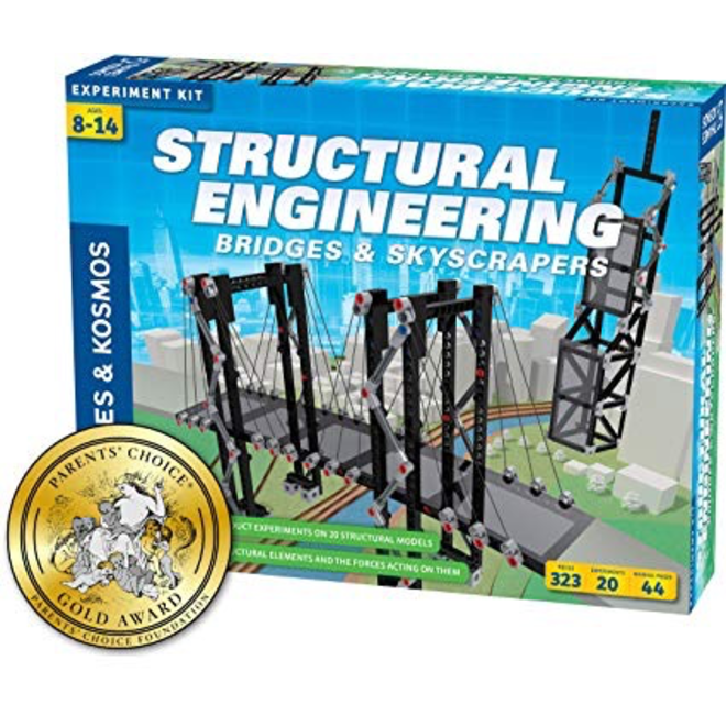 Thames & Kosmos: STEM Experiment Kit - Structural  Engineering: Bridges & Skyscrapers