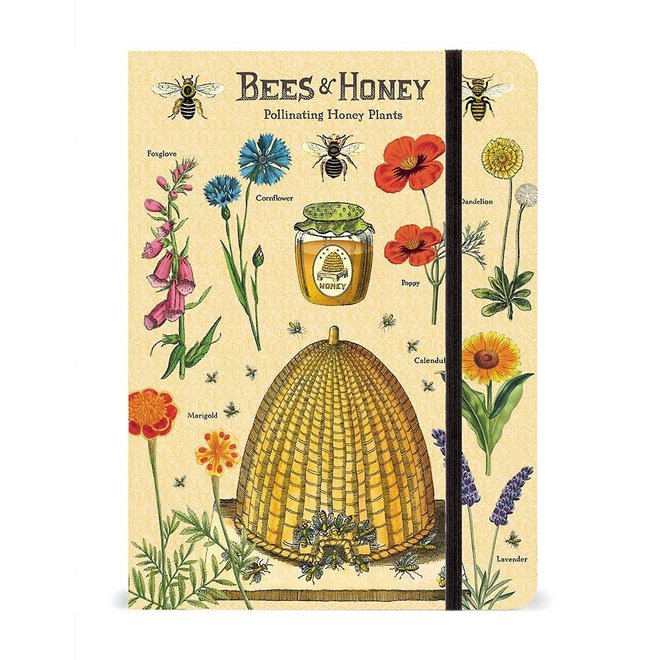 Cavallini & Co Notebook Large - Bees & Honey
