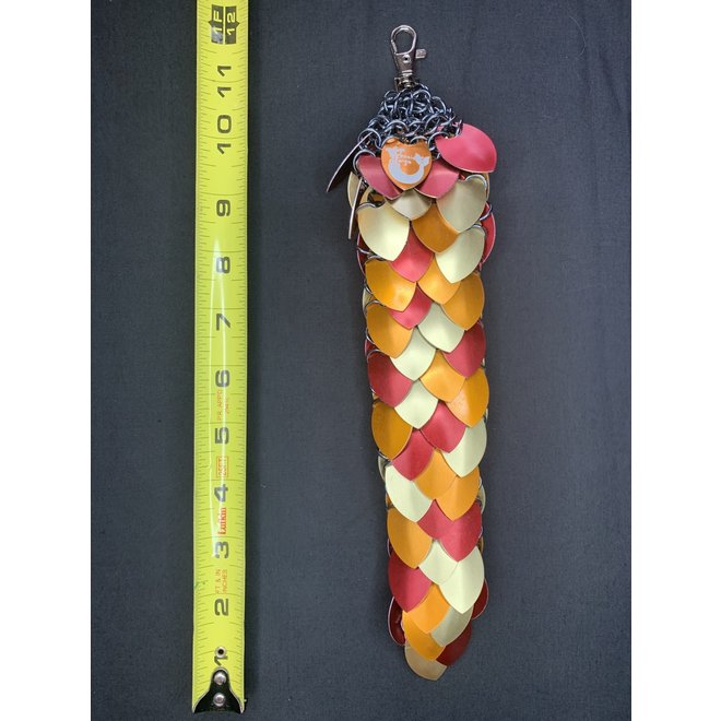Poseidon's Forge: Fire Dragon Tail - Small (Red, Orange, Gold)