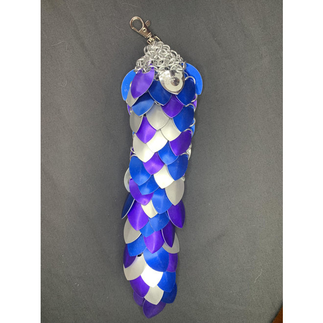 Poseidon's Forge: Water Dragon Tail - Small (Blue, Silver, Purple)