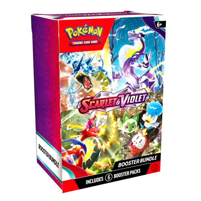 Pokemon TCG Booster Bundle: Scarlet & Violet - Includes 6 Booster Packs