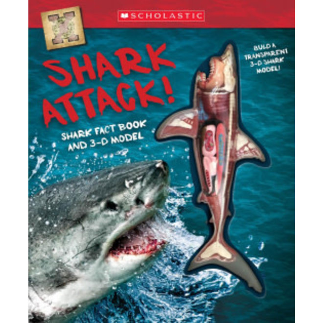 Shark Attack! Shark Fact Book & 3D Model