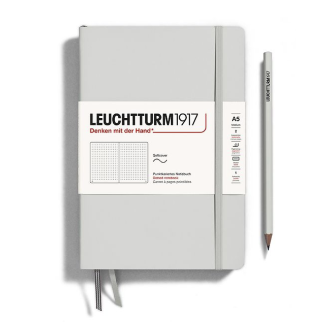 Leuchtturm1917 Notebook Softcover Dotted Light Grey