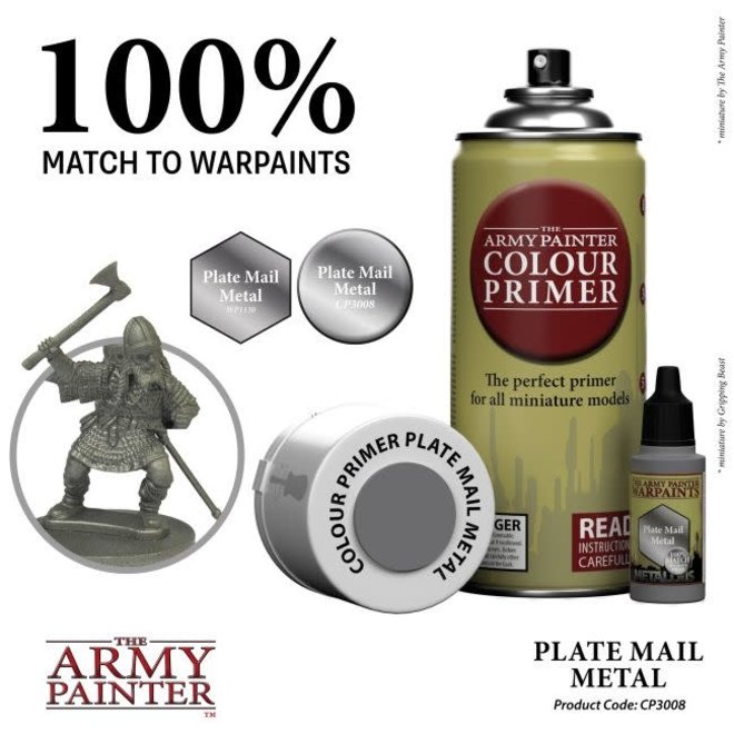 The Army Painter Colour Primer: Plate Mail Metal