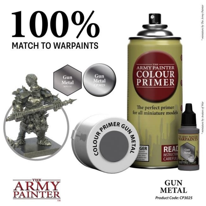 The Army Painter Colour Primer: Gun Metal