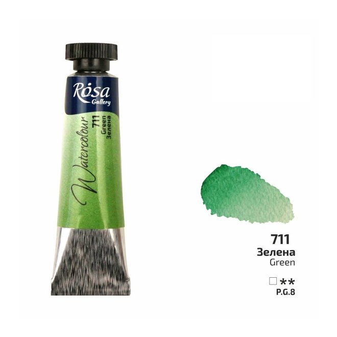 Rosa Watercolour 10Ml Tube Green 711
