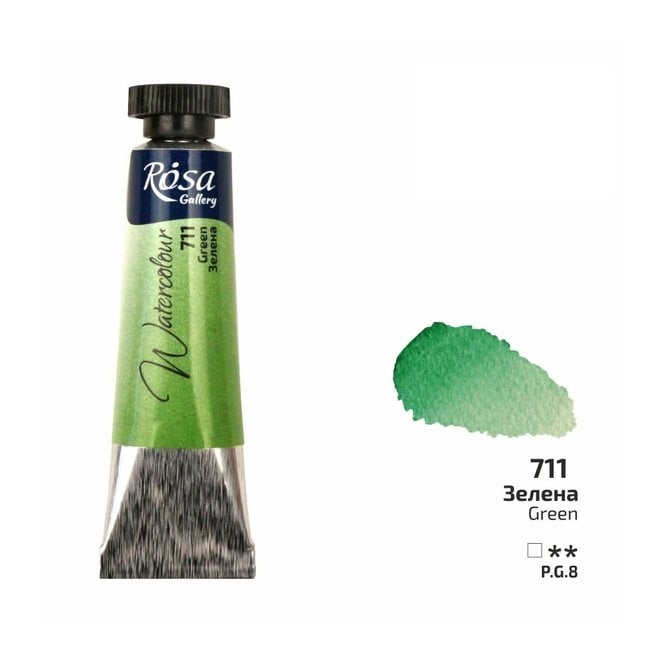 Rosa Watercolour 10Ml Tube Green 711