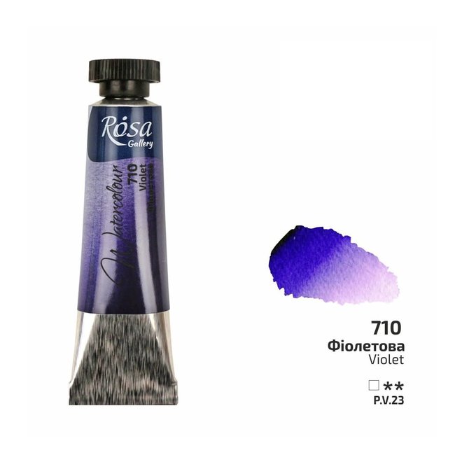 Rosa Watercolour 10Ml Tube Violet 710