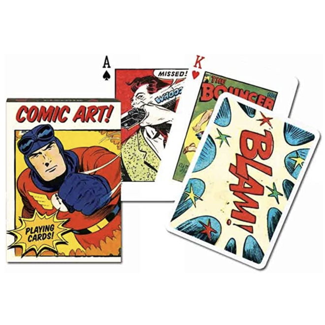 Piatnik Single Deck Playing Cards - Comic Art