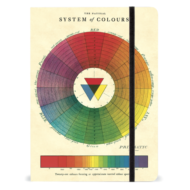 Cavallini & Co Notebook Large - Colorwheel