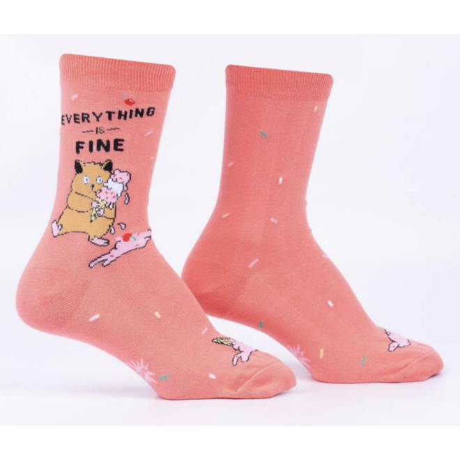 SOCK IT TO ME: WOMENS CREW SOCKS - Everything Is Fine