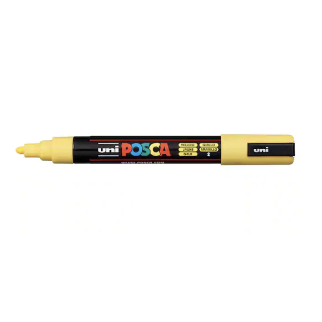 Posca Acrylic Marker Pc-5M Medium Sunshine Yellw