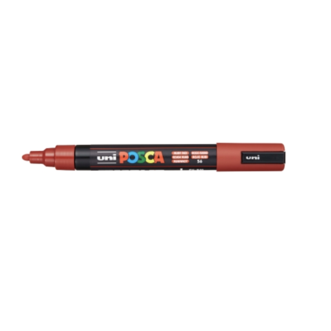 Posca Acrylic Marker Pc-5M Medium Ruby Red