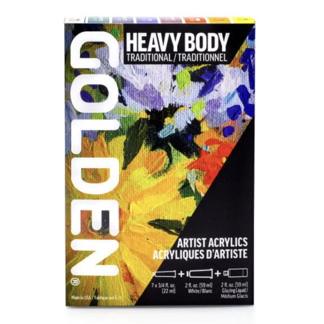 Golden Heavy Body Acrylic Tubes