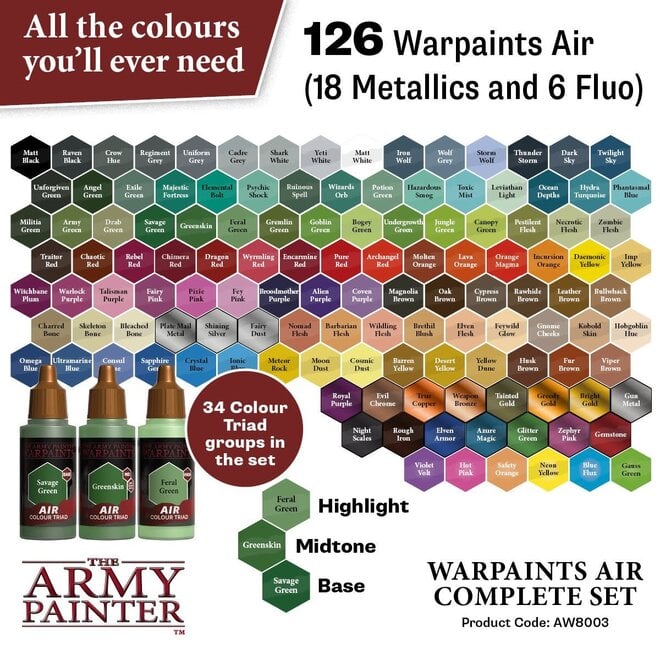 The Army Painter: Warpaints Air Complete Set