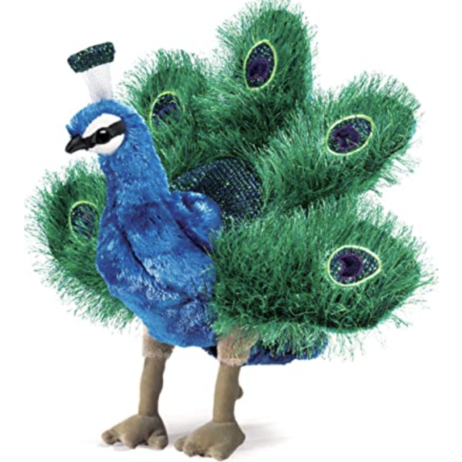 Folkmanis Hand Puppet Small Peacock