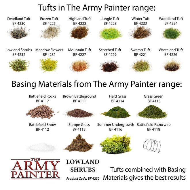 The Army Painter: Battlefield - Lowland Shrubs Tuft