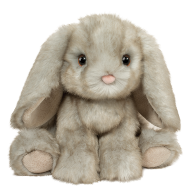 Douglas Cuddle Toy Plush Licorice Sitting Floppy Bunny (Dlux)