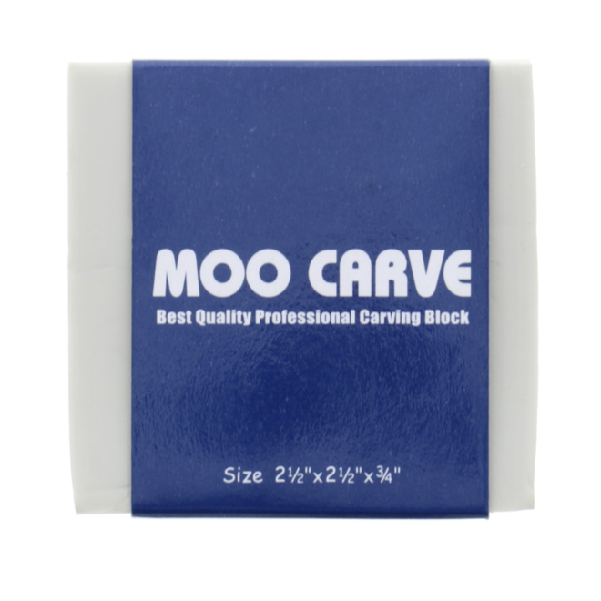 Moo Carving Block 2.5x2.5x.75