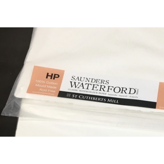 Saunders Waterford Hot Press 10 Sheet Pack of White 300G / 140lb 22x30"
