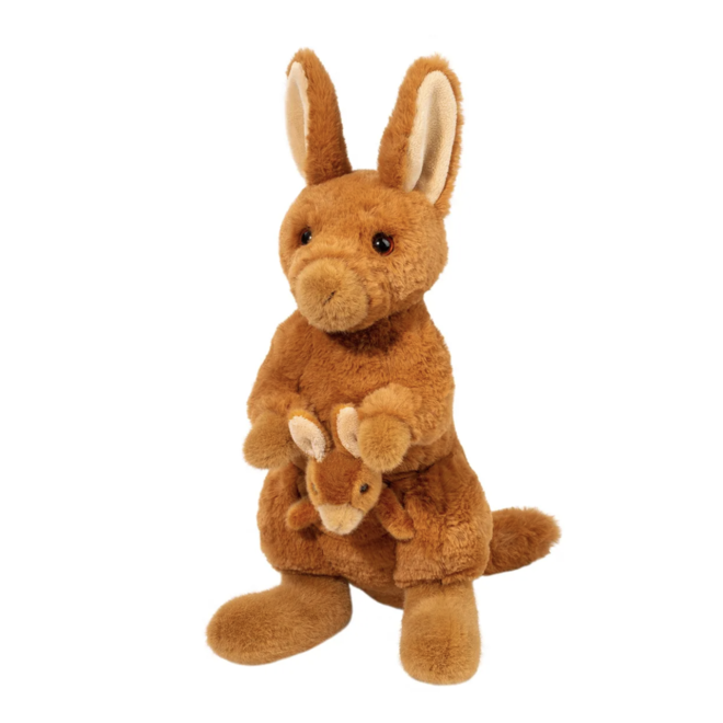Douglas Cuddle Toy Plush Kira Kangaroo W/Joey