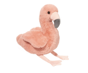 Cuddly shop flamingo toy