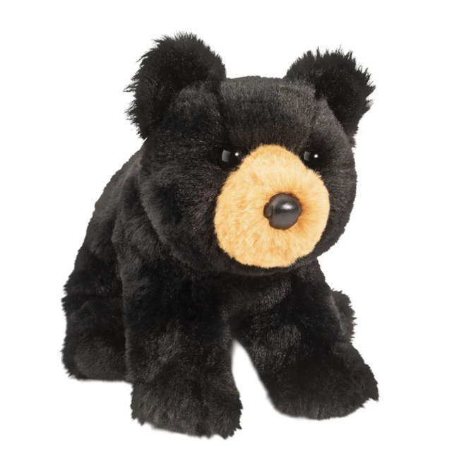 Douglas Cuddle Toy Plush Cubbie Black Bear Mini Soft