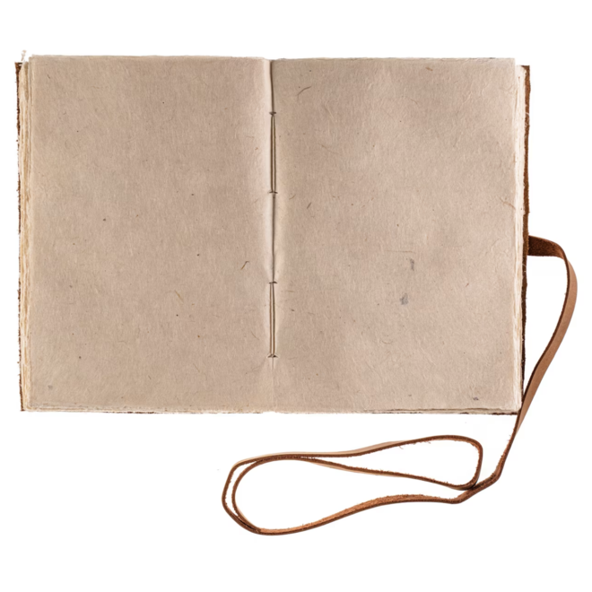 Lamali Leather Soft-Cover Handmade Journals, 5" x 7" - 200 Pages