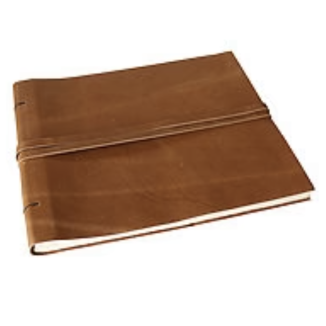 Lamali Leather Soft-Cover Handmade Journals, 10" X 11" - 96 Pages