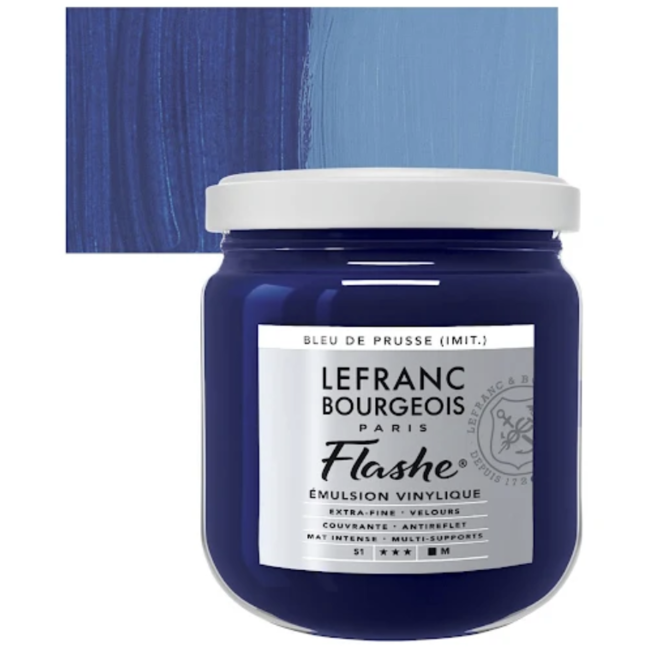 Flashe Matte Artist's Color, 400ml Jars Prussian Blue