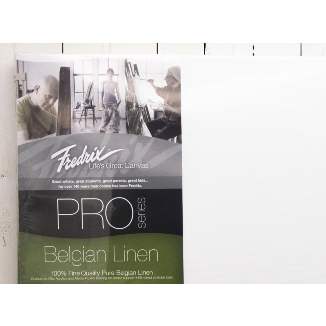 Fredrix Pro Series Belgian Linen Stretched Canvas 11x14