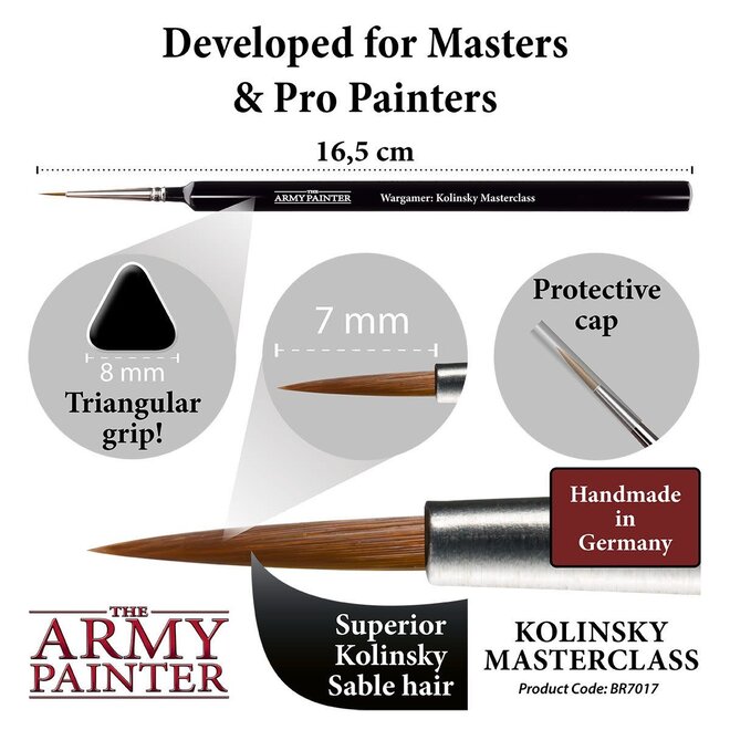 The Army Painter: Wargamer Brush - Kolinsky Masterclass