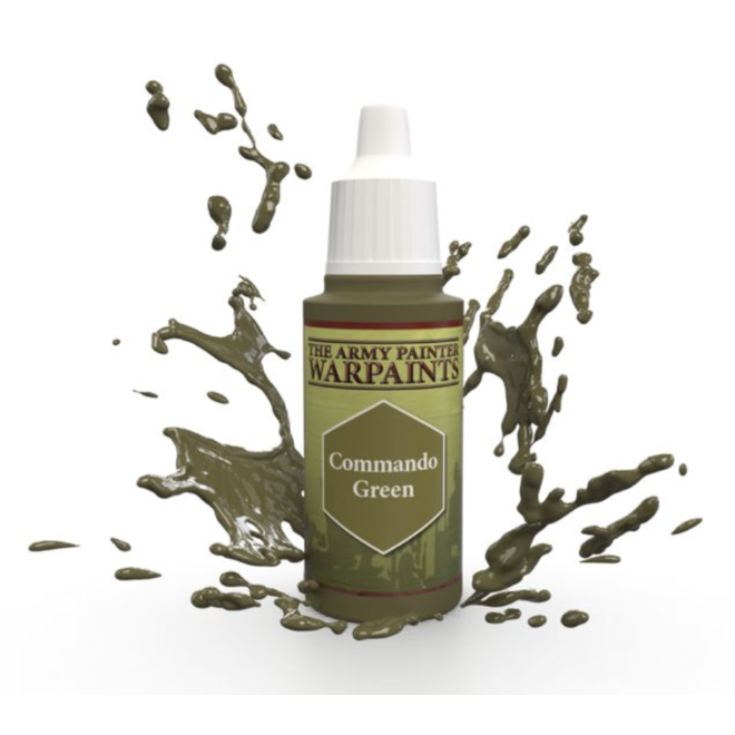 The Army Painter: 18Ml Warpaint Acrylic - Commando Green