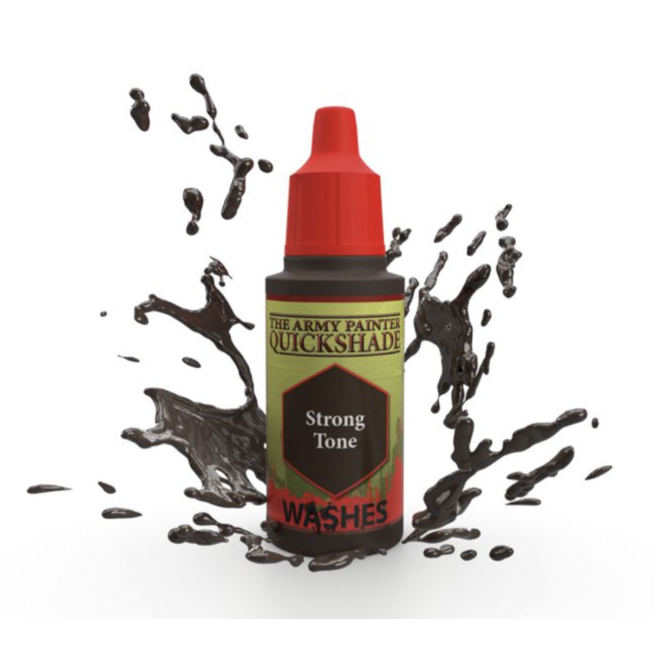 The Army Painter: 18Ml Warpaint Wash - Strong Tone Ink