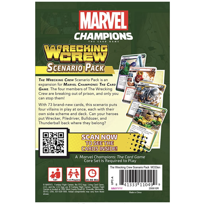 Marvel Champions: LCG - Scenario - Wrecking Crew