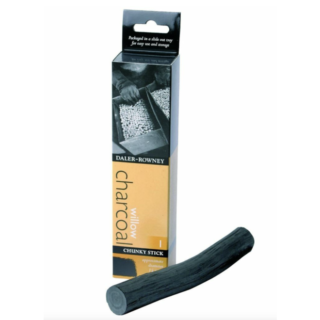 Daler Rowney -  Willow Charcoal 1 Chunky Stick