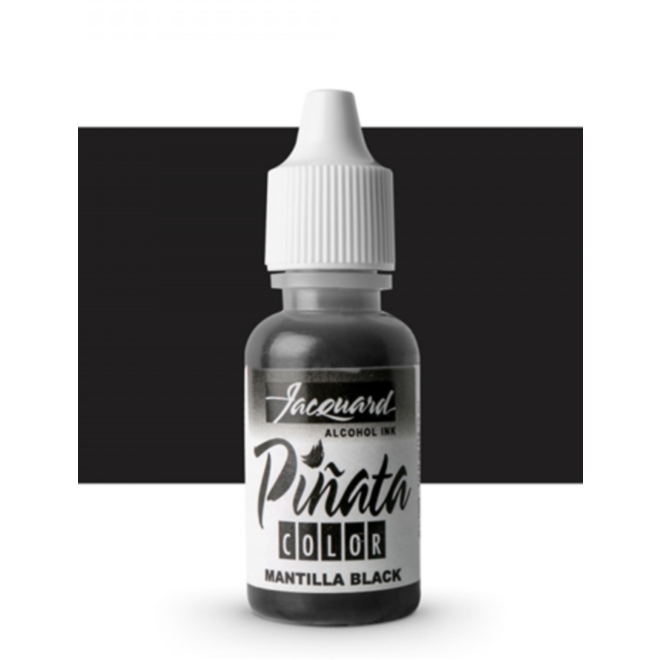 Jacquard Pinata Alcohol Ink 1/2oz / 15ml Mantilla Black