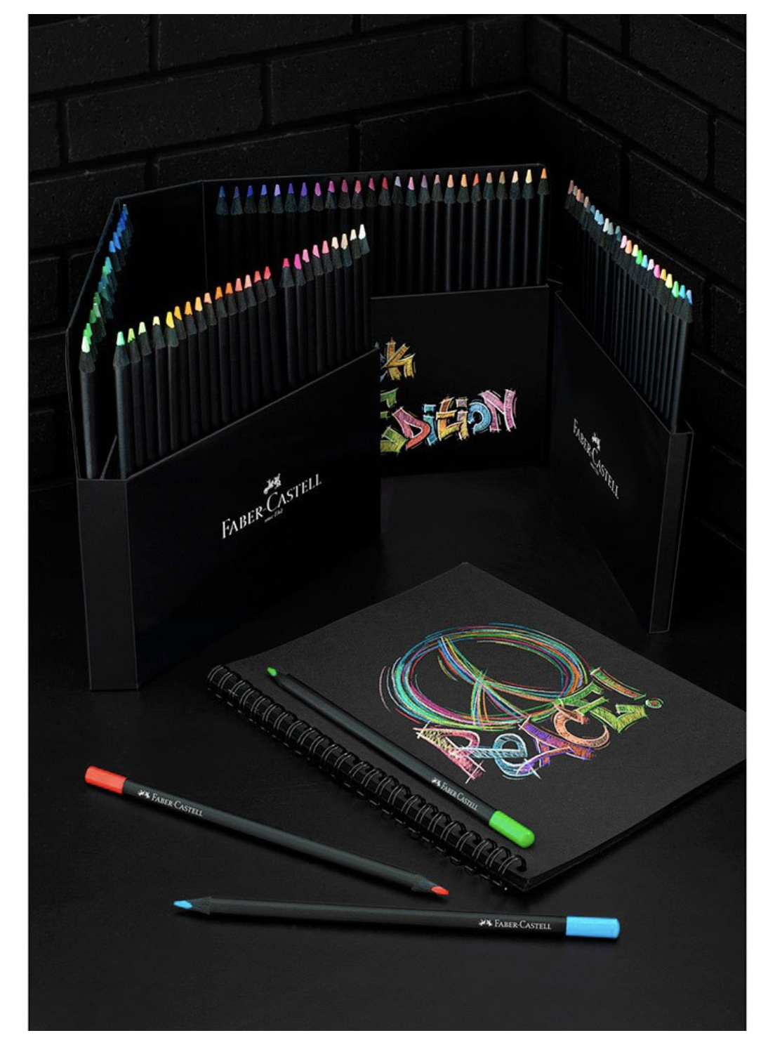 Faber Castell Black Edition Colour Pencil 100 Colour Set - Endeavours  ThinkPlay