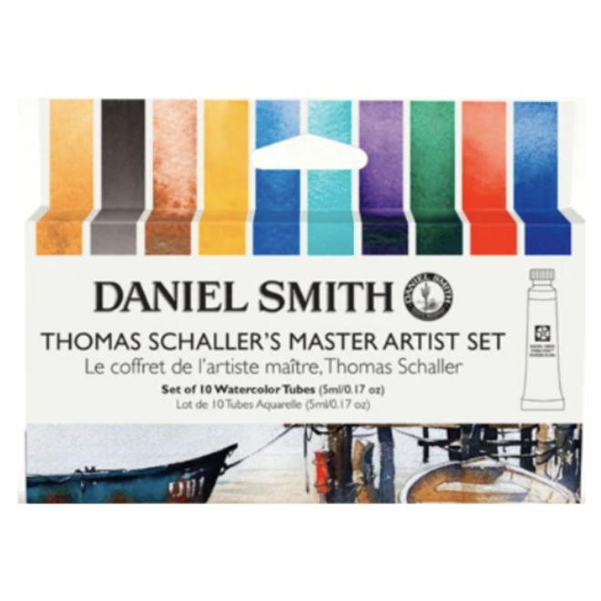 Daniel Smith Watercolors, Thomas Schaller's Master Artist Set, includes ten 5ml tubes (285610427)