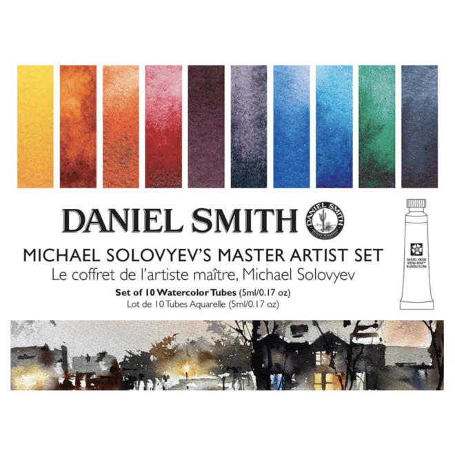 Daniel Smith Watercolors, Michael Solovyev's Master Artist Set, Includes Ten 5Ml Tubes (285610422)