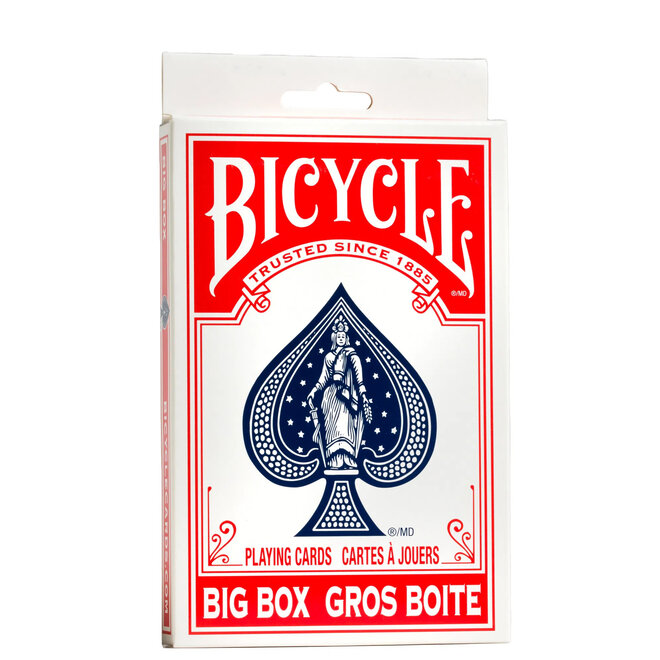 Bicycle Playing Cards - Big Box Red