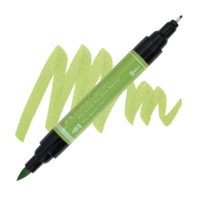 Faber Castell Pitt Artist Pen 170 Dual Marker May Green